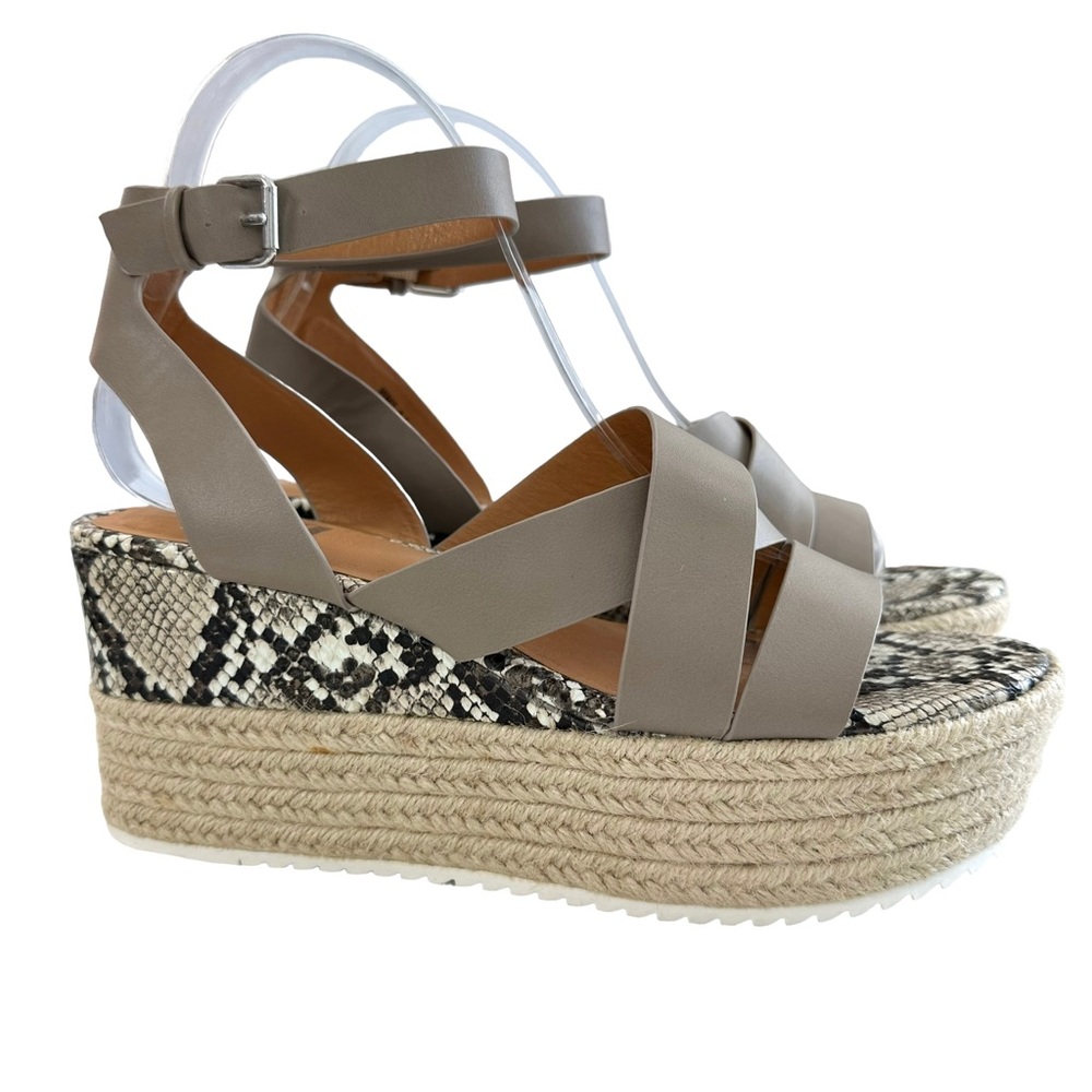 Dv By Dolce Vita Varda Espadrille Platform Wedge Sandals Size